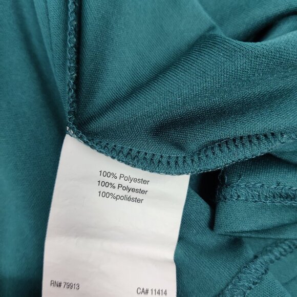 Motherhood Maternity Women's Swiss Polka Dot Tunic Top in Green Size XL Sheer - Picture 9 of 9